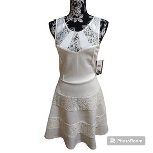 Trixxi White Lace Dress
